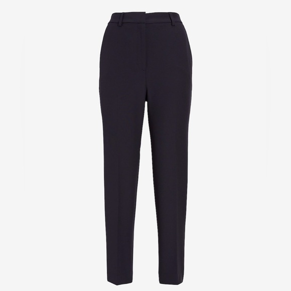 Express Editor Super High Waist Straight Ankle Pant - Picture 9 of 9